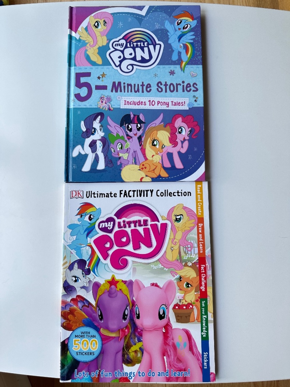 My Little Pony 5-minutes Hard Cover Story Book and Activity Book Bundle Set of 2